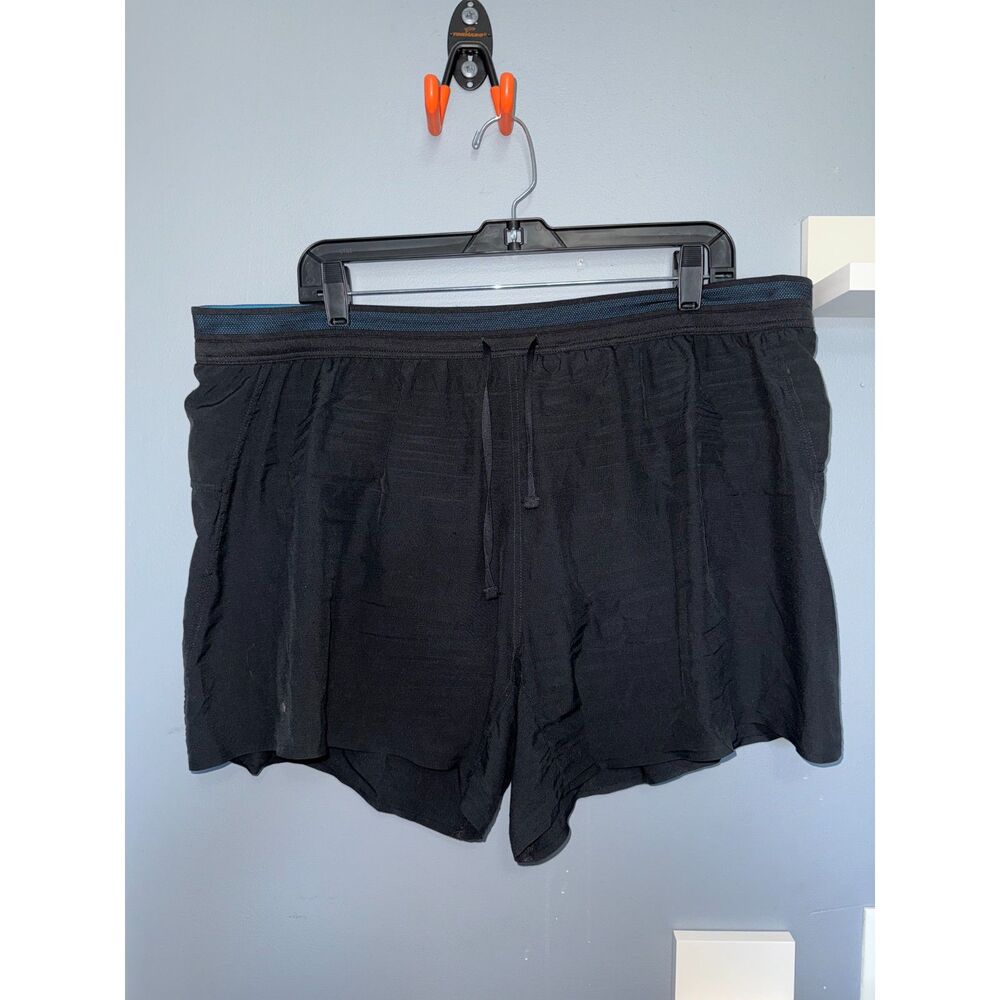 Men's Janji AFO Brief Lined Black Running Shorts | Size XL | Activewear